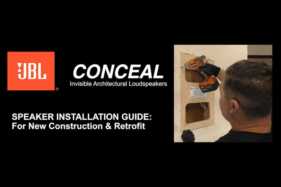 JBL Conceal Installation Video